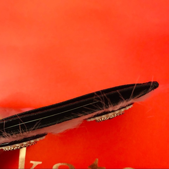 KATE SPADE DASHING BEAUTY BLACK PENGUIN CARDHOLDER - Picture 4 of 8